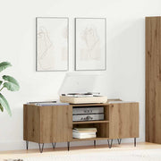 Platenkast 121x38x48 cm artisan eiken
