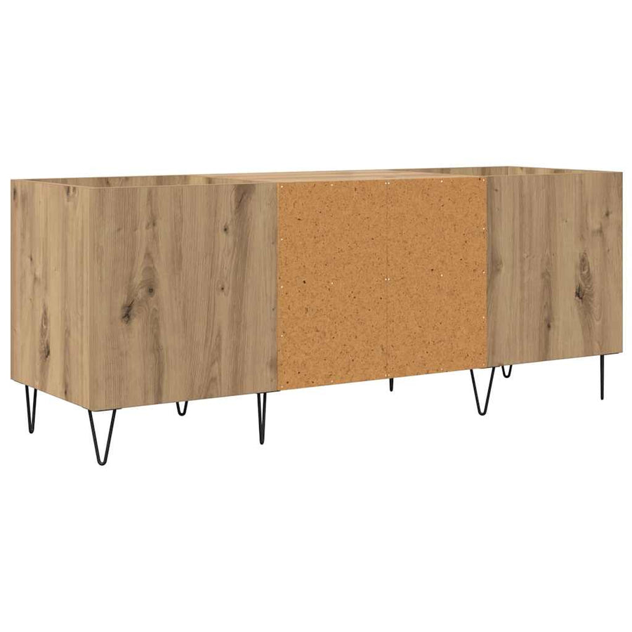 Platenkast met plank met opslag Artisan Eiken 121 x 38 x 48 cm