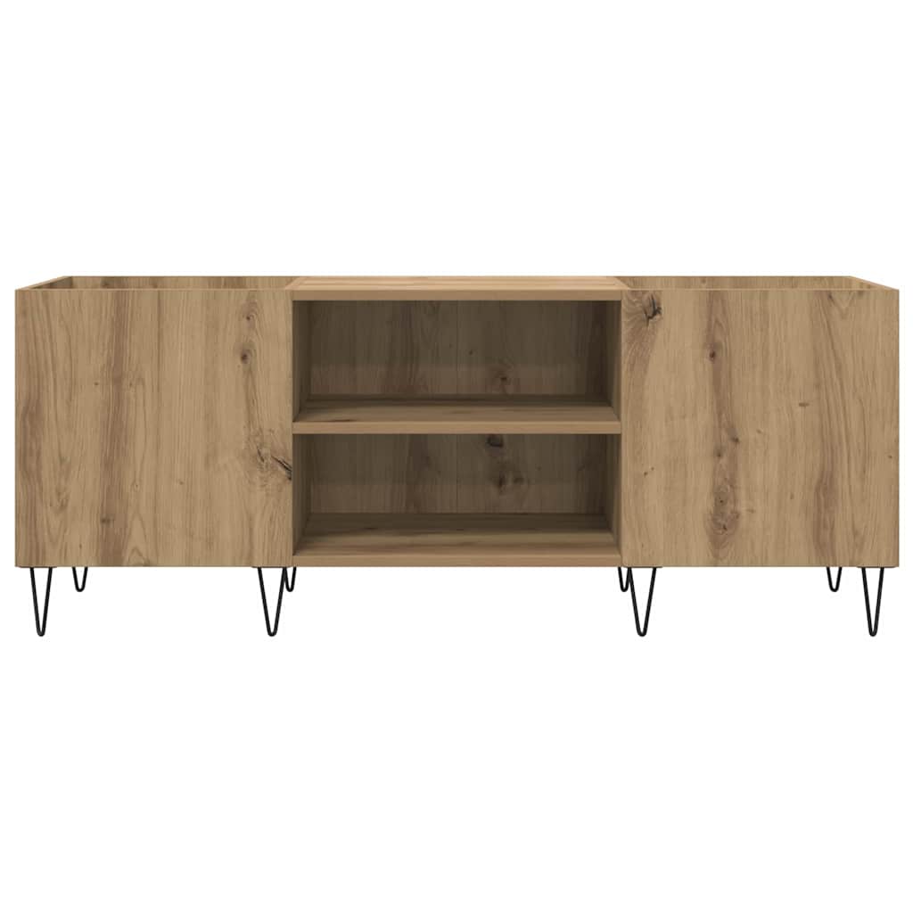 Platenkast met plank met opslag Artisan Eiken 121 x 38 x 48 cm