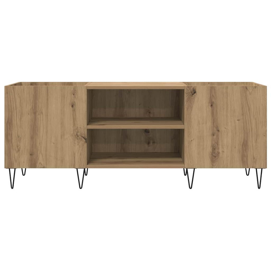 Platenkast met plank met opslag Artisan Eiken 121 x 38 x 48 cm