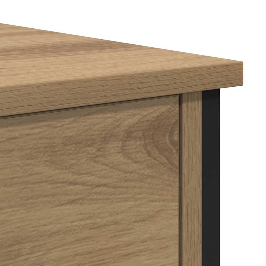 Nachtkastje Artisan Eiken 34 x 35,5 x 45 cm Bewerkt hout