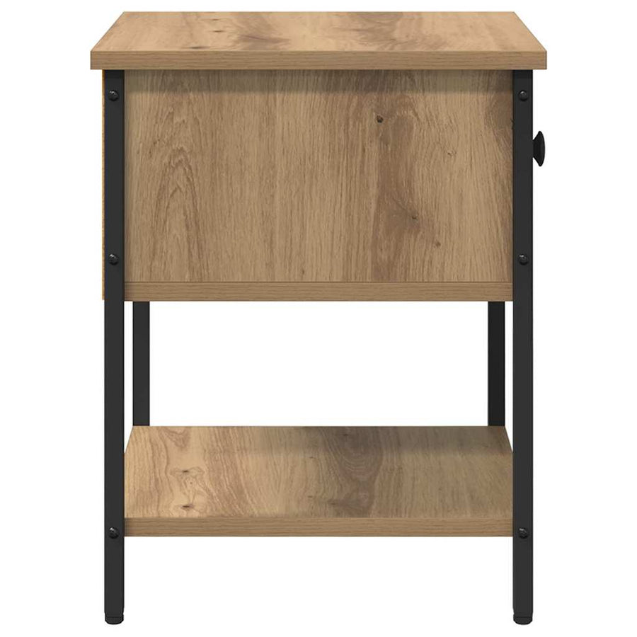 Nachtkastje 2 pcs artisanaal eikenkleurig 34 x 35,5 x 45 cm