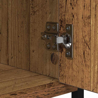 Nachtkastje Oud Hout 40 x 42 x 60cm Bewerkt hout