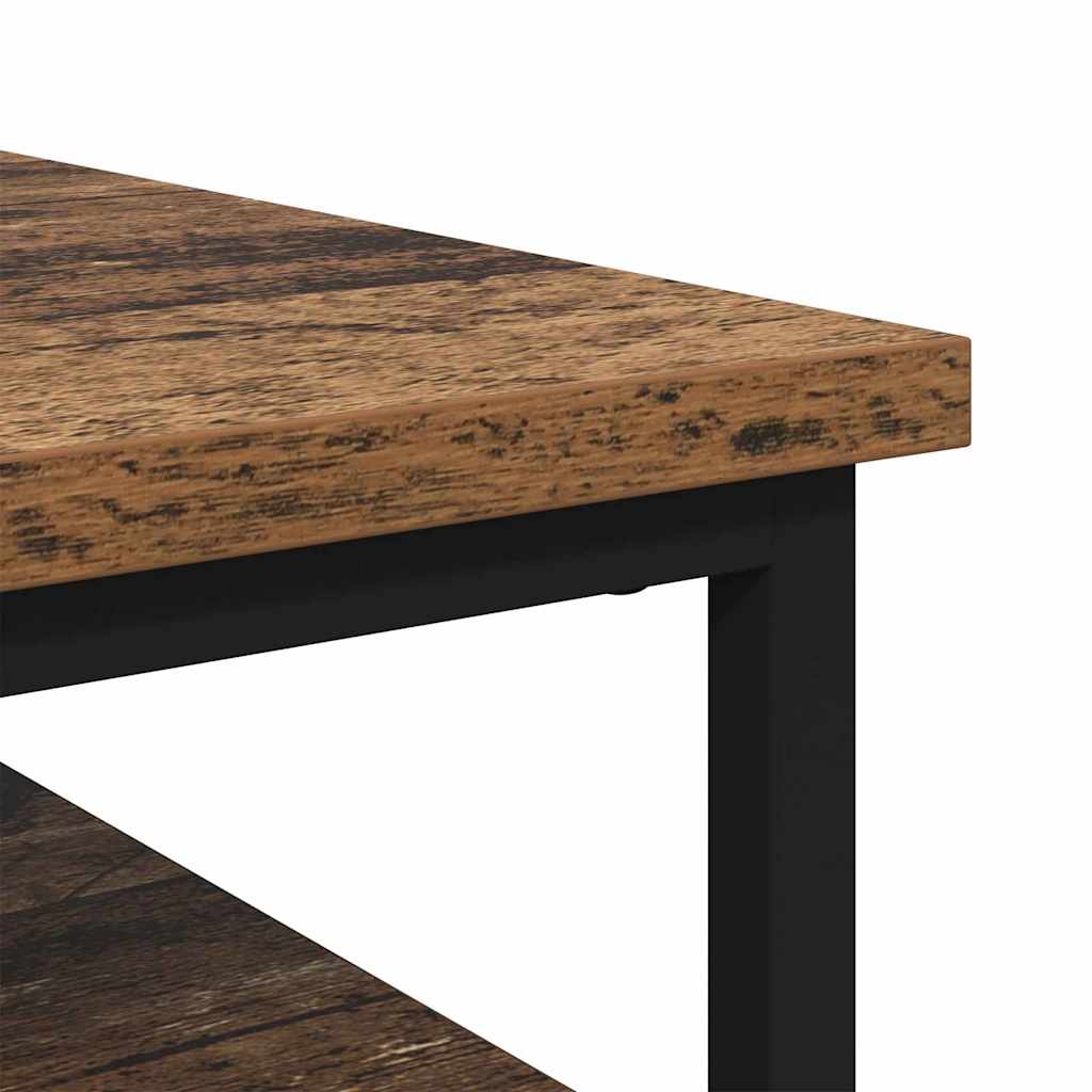 Nachtkastje Oud Hout 40 x 42 x 60cm Bewerkt hout