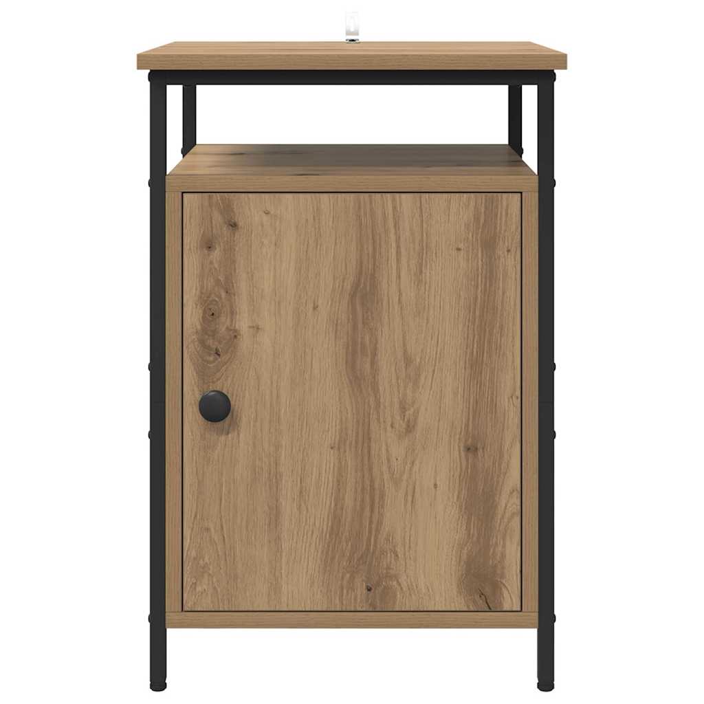 Nachtkastje Artisan Eiken 40 x 42 x 60cm Bewerkt hout