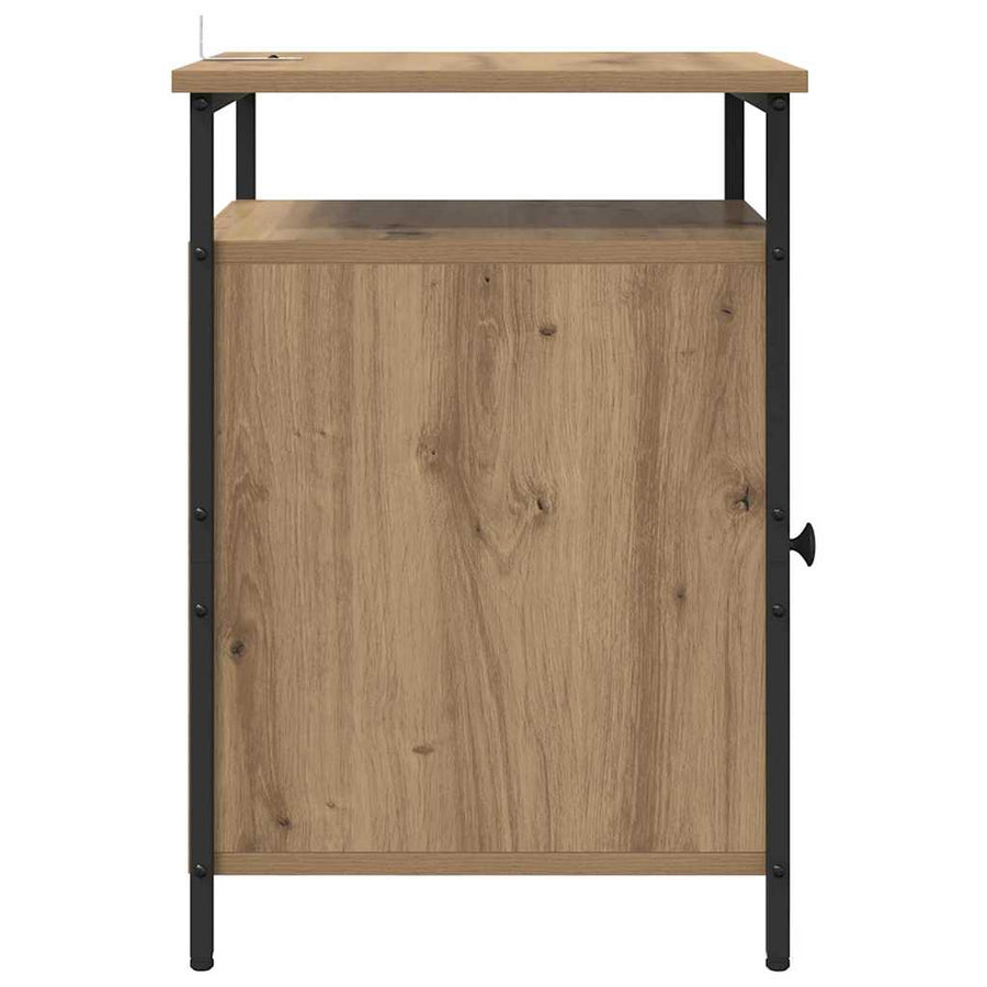 Nachtkastje Artisan Eiken 40 x 42 x 60cm Bewerkt hout