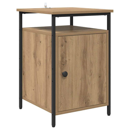 Nachtkastje 2 pcs Artisan Eiken 40 x 42 x 60cm Bewerkt hout