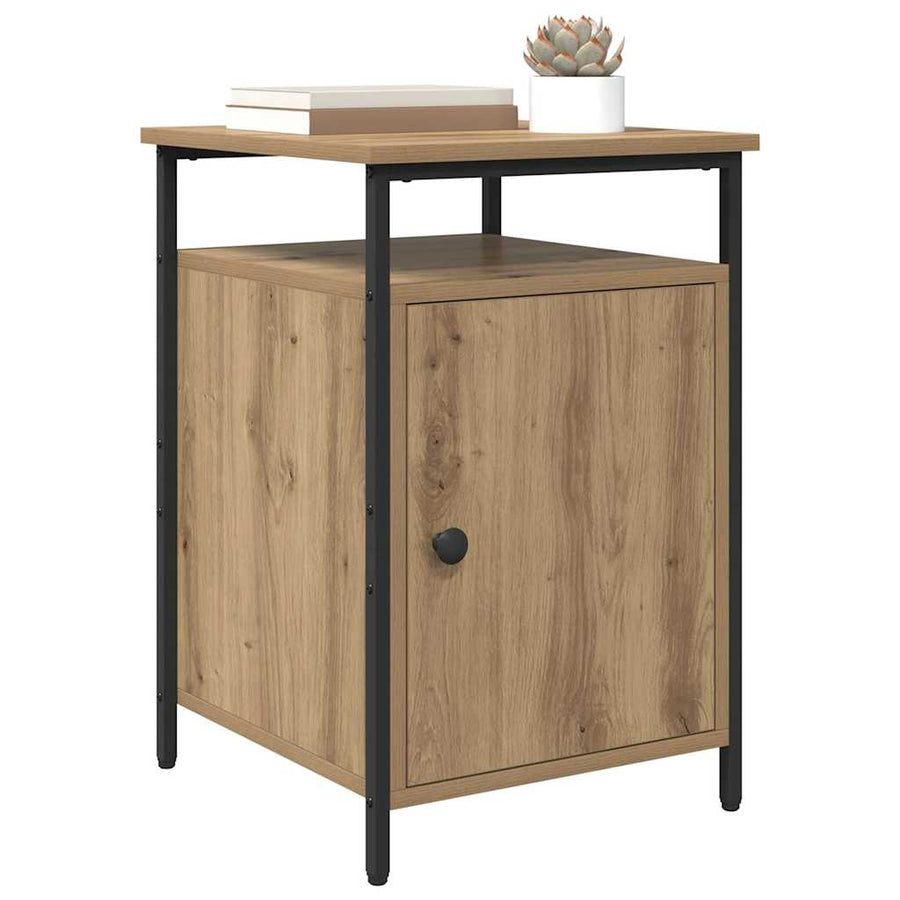 Nachtkastje 2 pcs Artisan Eiken 40 x 42 x 60cm Bewerkt hout
