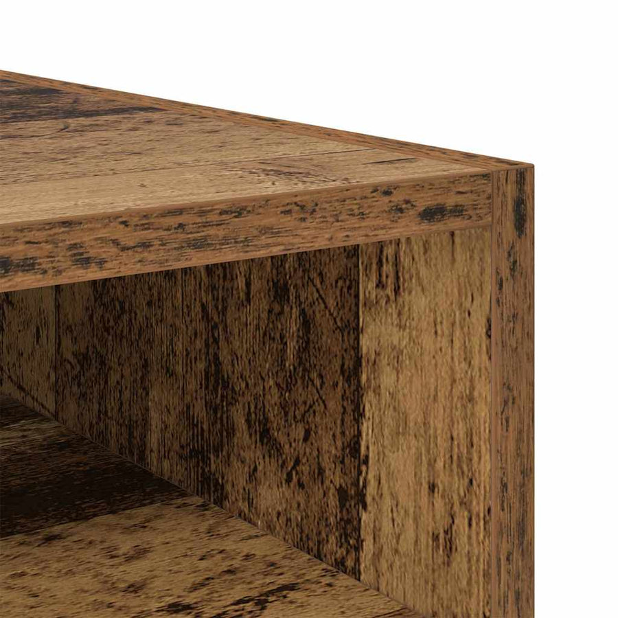 Nachtkastje 2 pcs Oudhout 40 x 40 x 50 cm Bewerkt hout