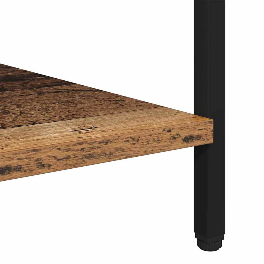 Nachtkastje 2 pcs Oudhout 40 x 40 x 50 cm Bewerkt hout