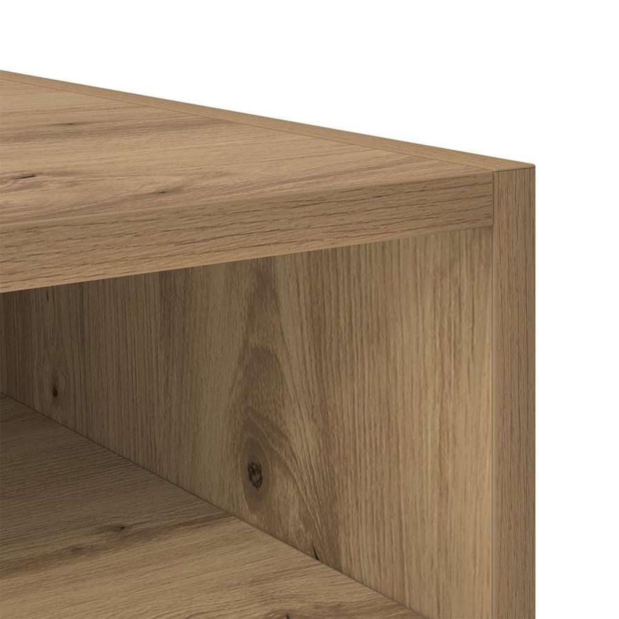 Nachtkastje 2 pcs Artisan Eiken 40 x 40 x 50 cm Bewerkt hout