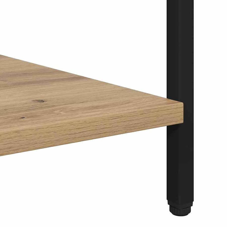 Nachtkastje 2 pcs Artisan Eiken 40 x 40 x 50 cm Bewerkt hout