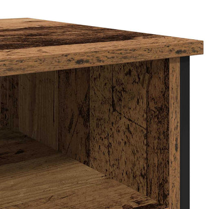 Nachtkastje 2 pcs Oudhout 40 x 42 x 60 cm Bewerkt hout