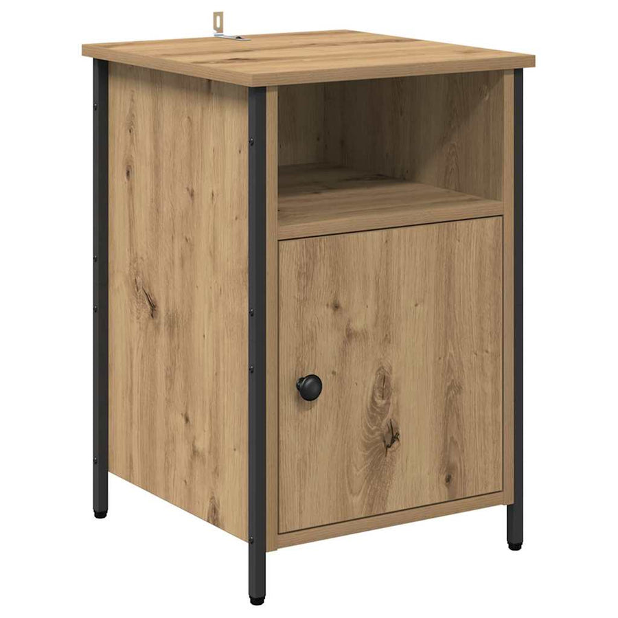 Nachtkastje Artisan Eiken 40 x 42 x 60 cm Bewerkt hout