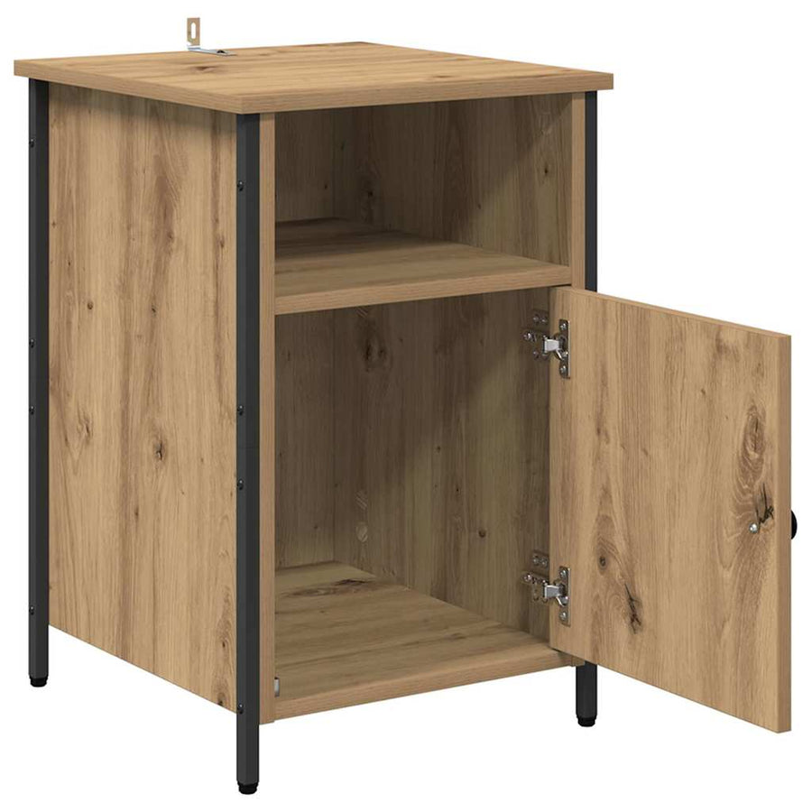 Nachtkastje Artisan Eiken 40 x 42 x 60 cm Bewerkt hout