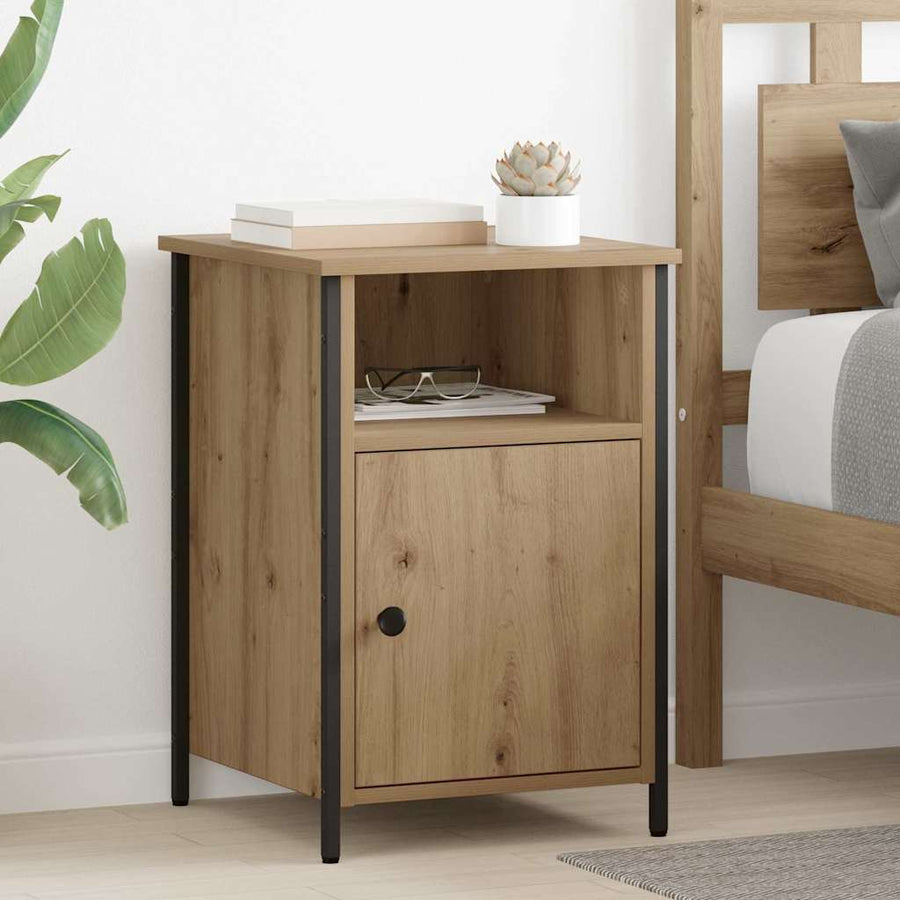 Nachtkastje 2 pcs Artisan Eiken 40 x 42 x 60 cm Bewerkt hout