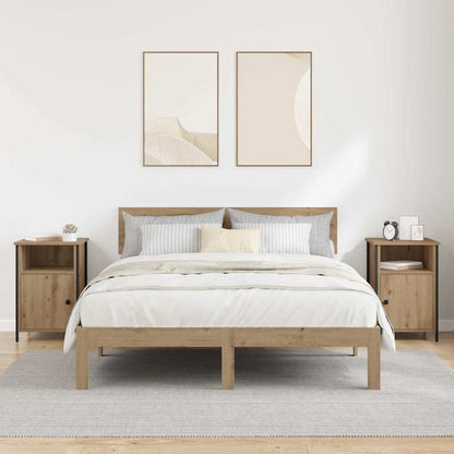 Nachtkastje 2 pcs Artisan Eiken 40 x 42 x 60 cm Bewerkt hout