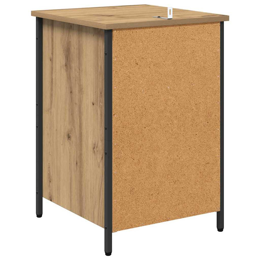Nachtkastje 2 pcs Artisan Eiken 40 x 42 x 60 cm Bewerkt hout