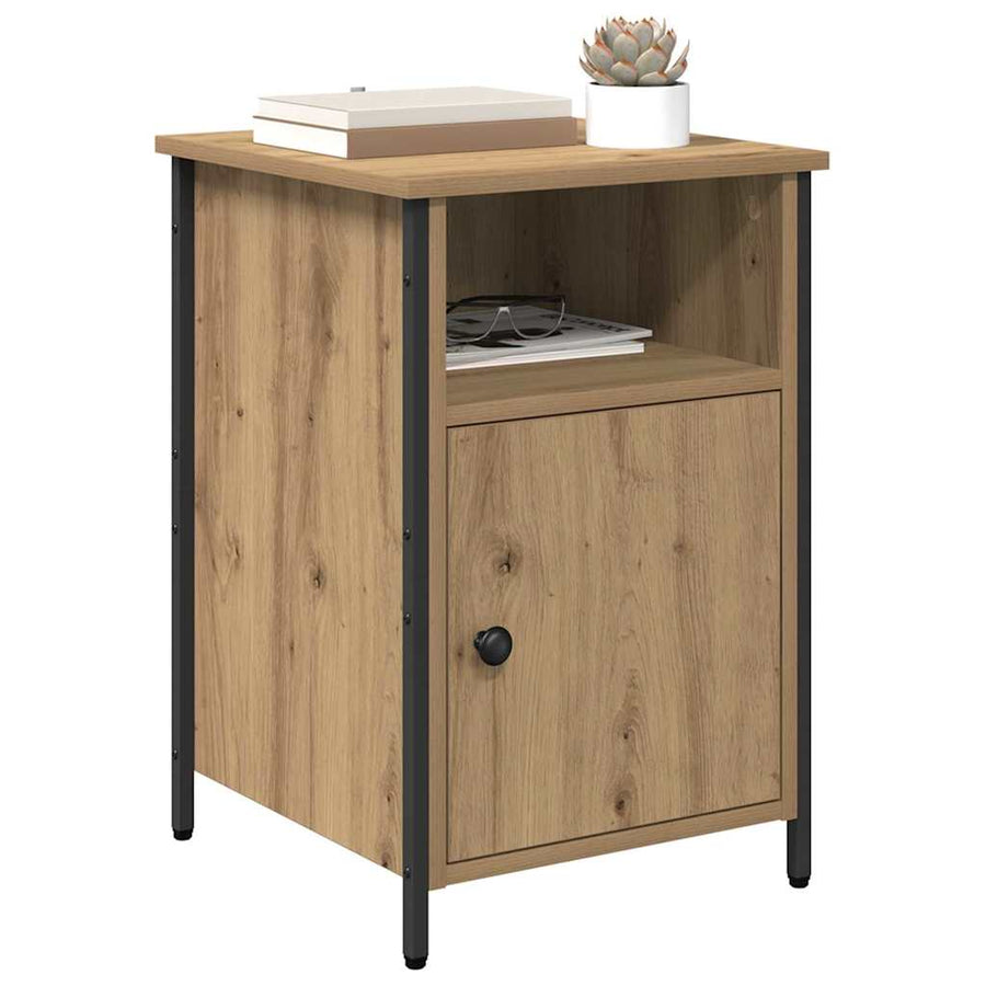 Nachtkastje 2 pcs Artisan Eiken 40 x 42 x 60 cm Bewerkt hout