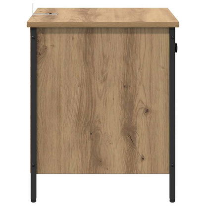 Nachtkastje met lade Artisan Eiken 40 x 42 x 50 cm Bewerkt hout