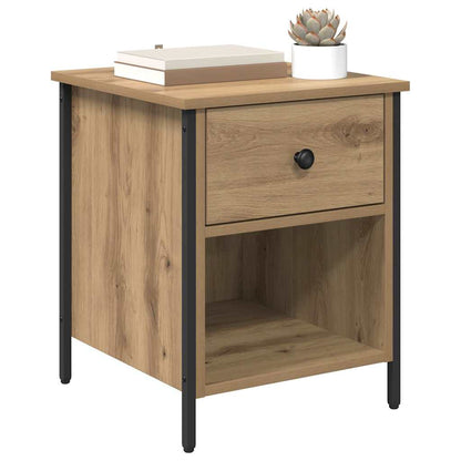 Nachtkastje 2 pcs Artisan Eiken 40 x 42 x 50 cm Bewerkt hout