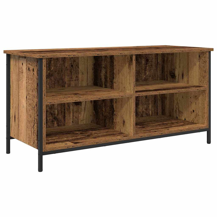TV-kast Oud Hout 100 x 40 x 50 cm Bewerkt hout