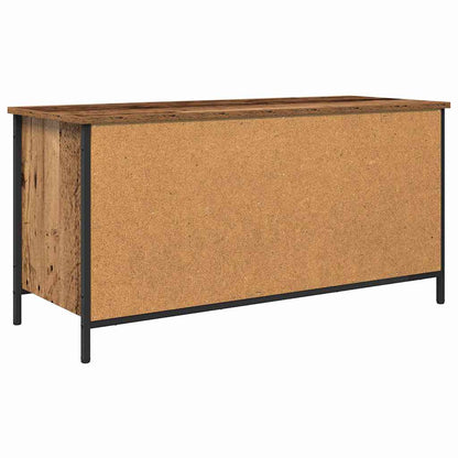 TV-kast Oud Hout 100 x 40 x 50 cm Bewerkt hout