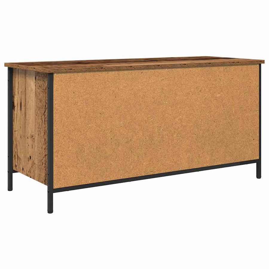 TV-kast Oud Hout 100 x 40 x 50 cm Bewerkt hout