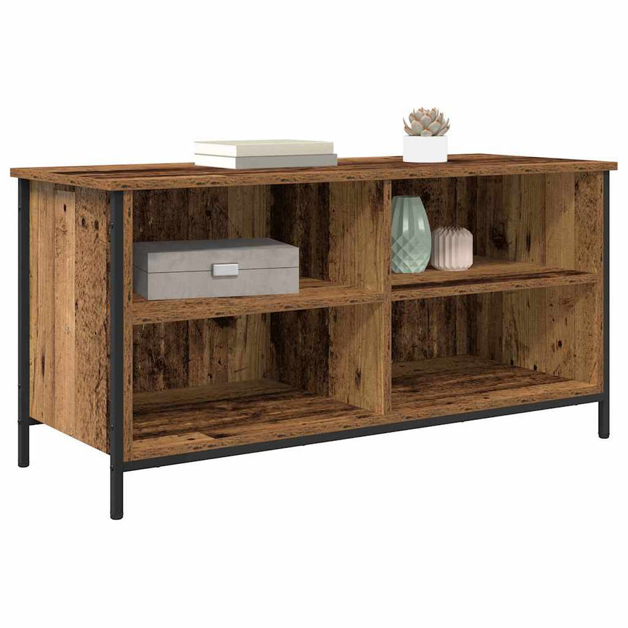 TV-kast Oud Hout 100 x 40 x 50 cm Bewerkt hout