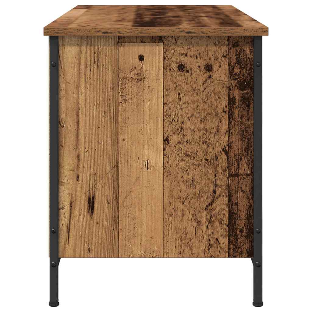 TV-kast Oud Hout 100 x 40 x 50 cm Bewerkt hout
