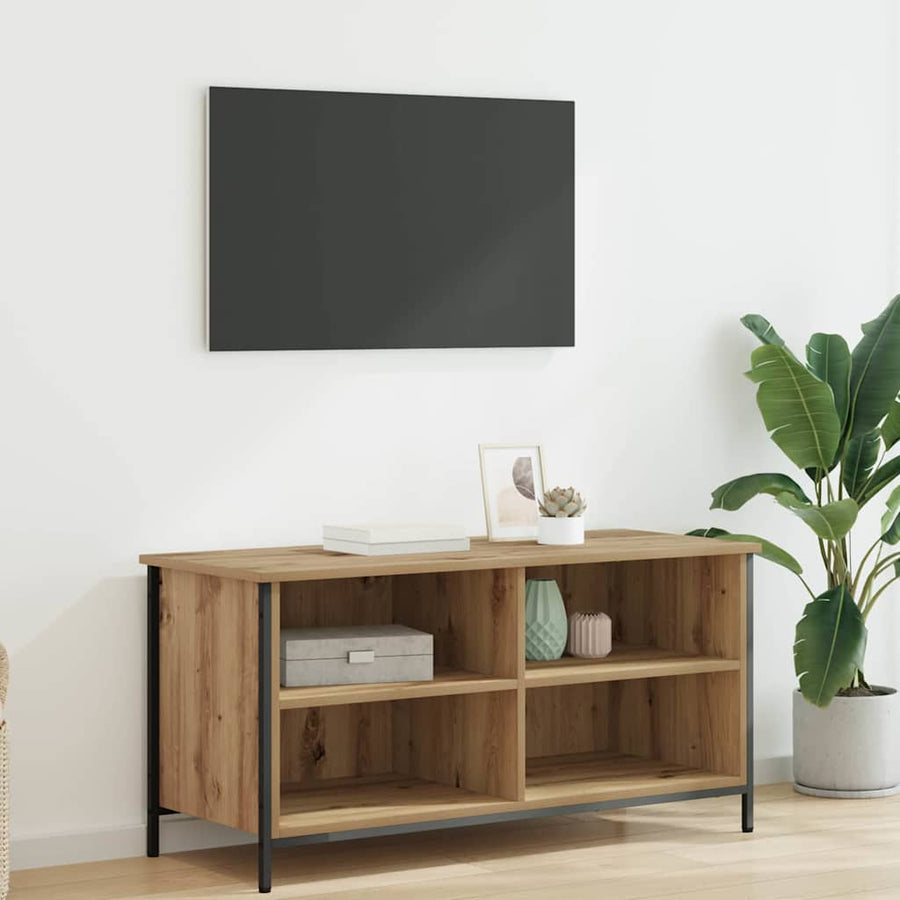 TV-kast Artisan Eiken 100 x 40 x 50 cm Bewerkt hout