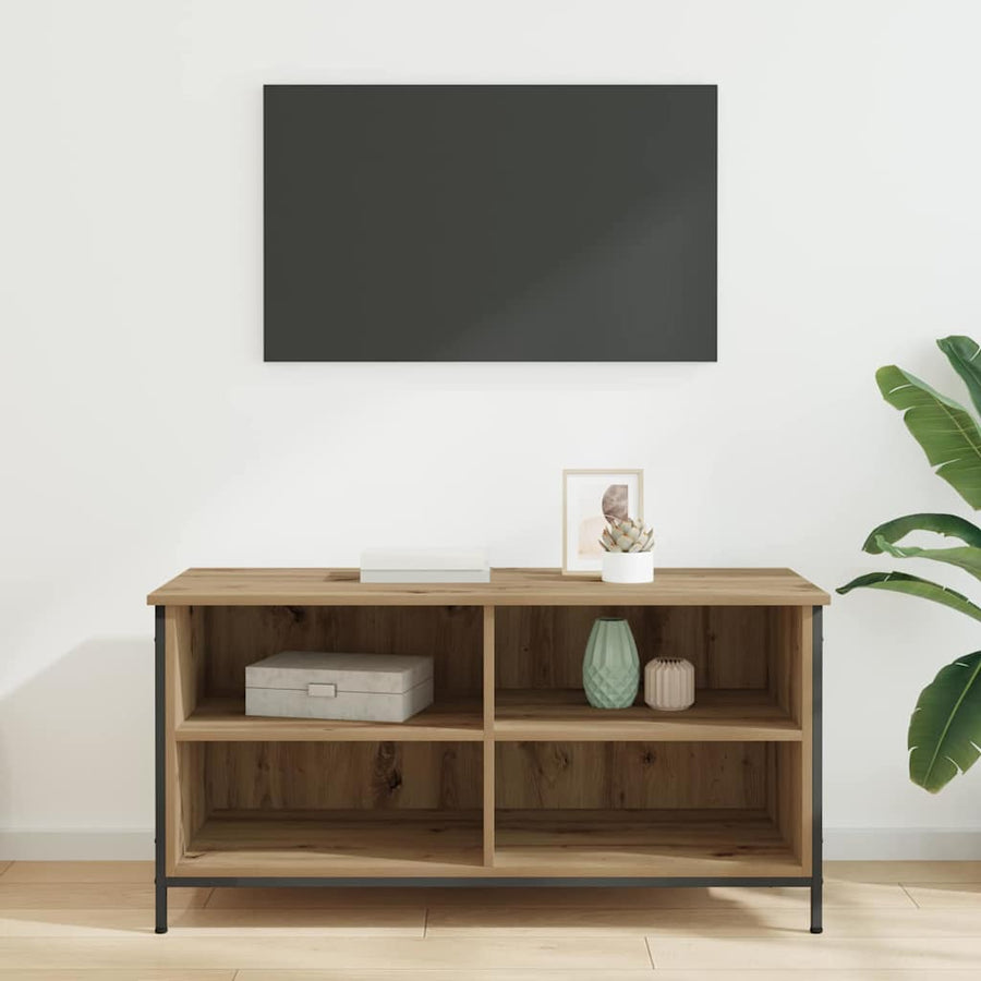 TV-kast Artisan Eiken 100 x 40 x 50 cm Bewerkt hout
