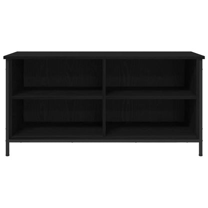 TV-kast Zwart Eiken 100 x 40 x 50 cm Bewerkt hout