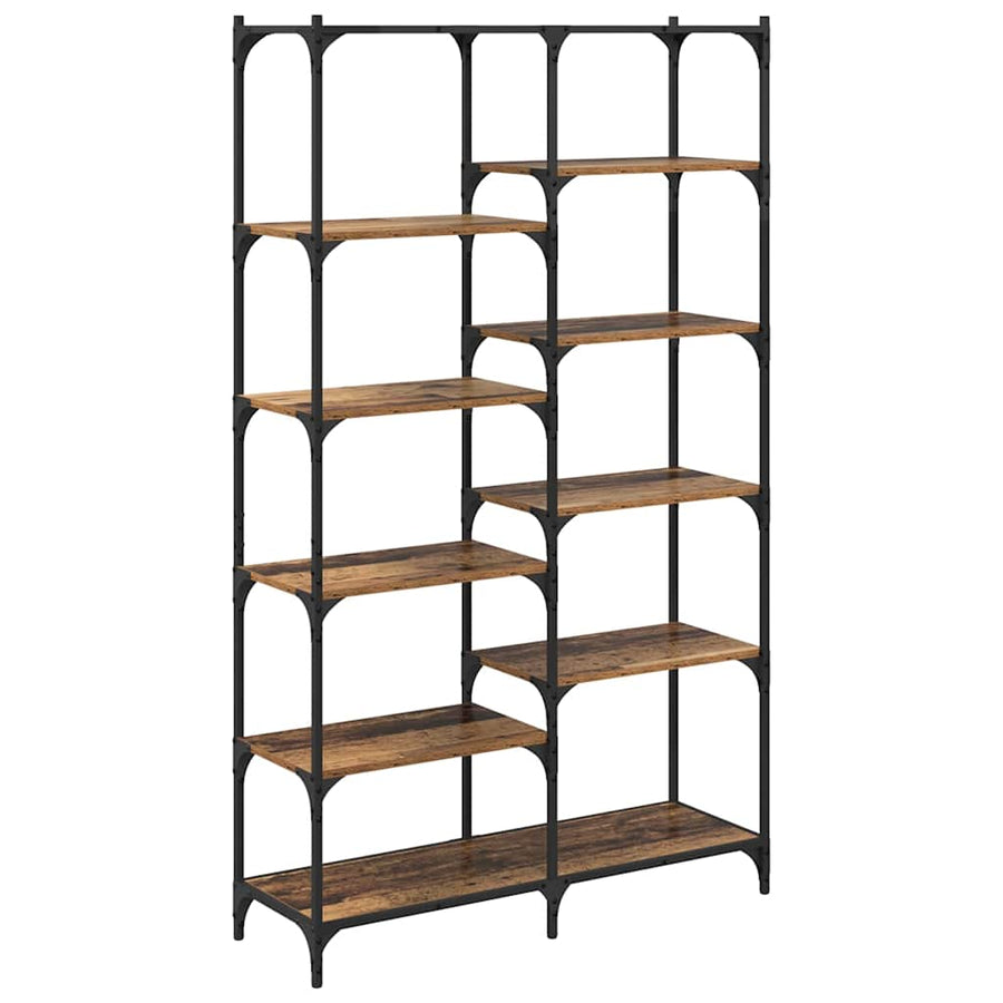 Boekenkast Oud hout 100 x 32 x 170 cm Bewerkt hout