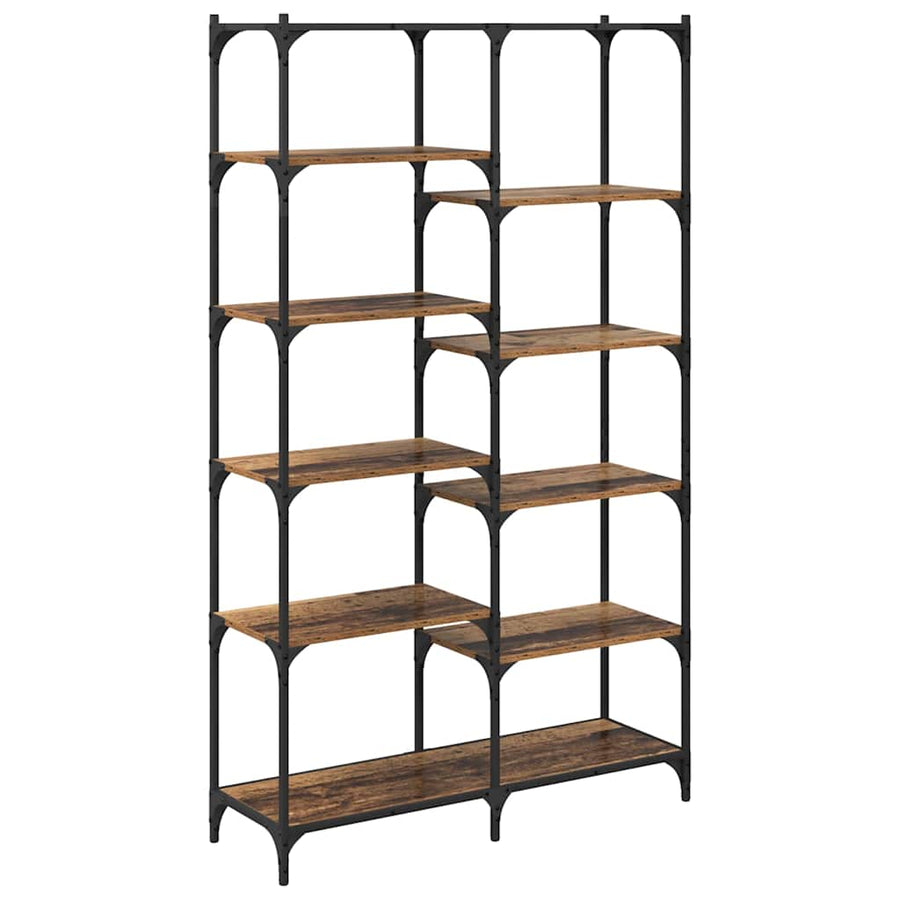 Boekenkast Oud hout 100 x 32 x 170 cm Bewerkt hout