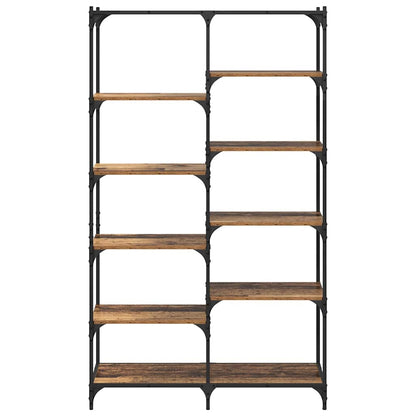 Boekenkast Oud hout 100 x 32 x 170 cm Bewerkt hout