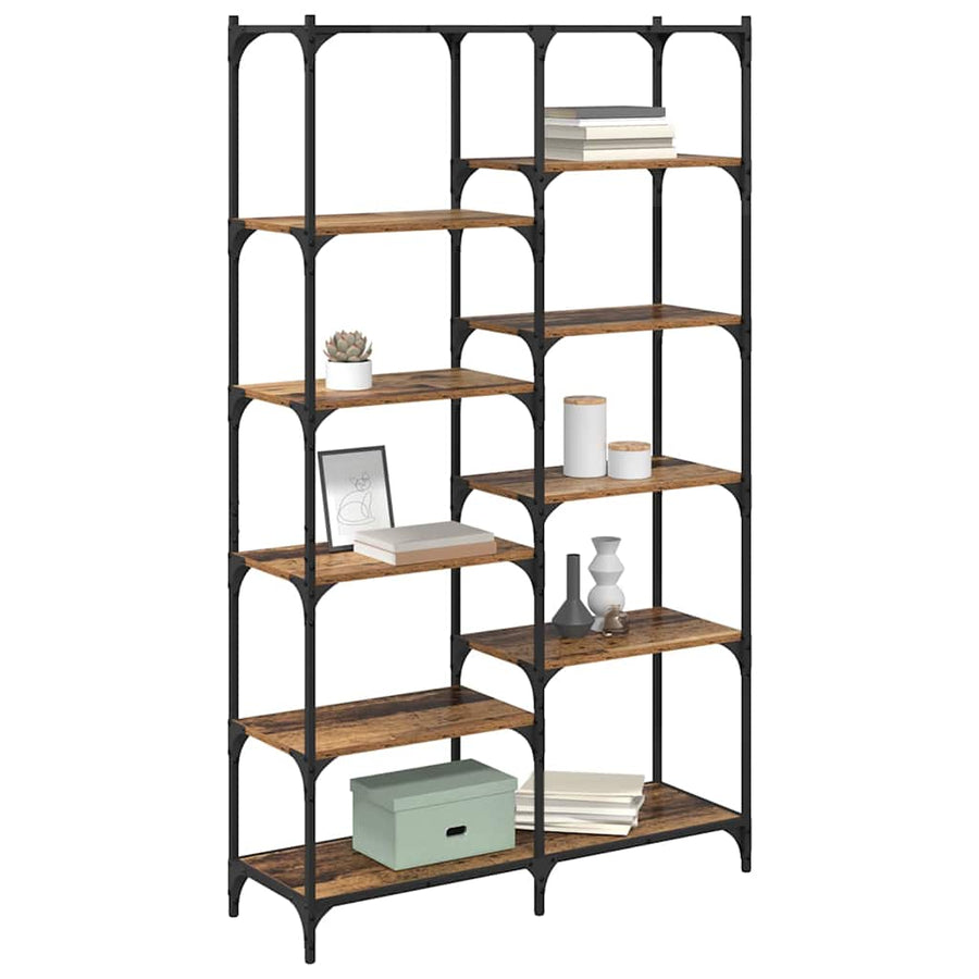 Boekenkast Oud hout 100 x 32 x 170 cm Bewerkt hout