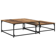 Nesting Koffietafel 2 pcs Oud hout 80 x 8035 x cm Bewerkt hout