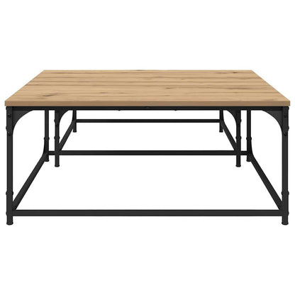 Nesting Koffietafel 2 pcs artisanaal eikenkleurig