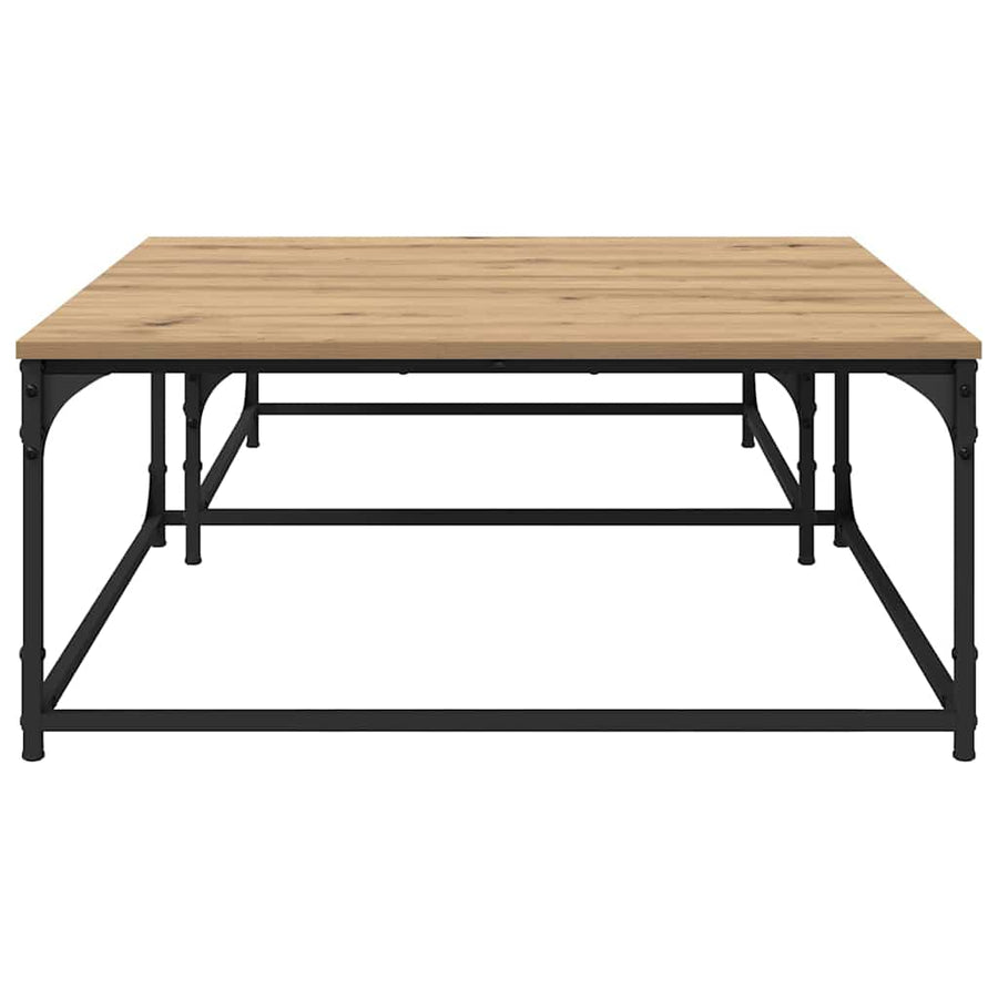 Nesting Koffietafel 2 pcs artisanaal eikenkleurig