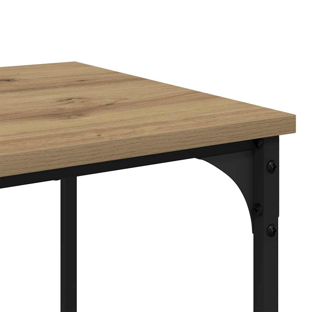 Salontafel Artisan Eiken 40 x 40 x 55 cm Bewerkt hout