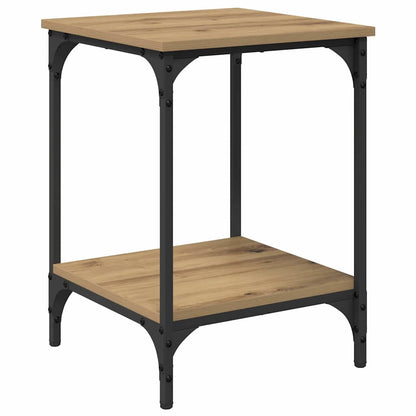 Salontafel Artisan Eiken 40 x 40 x 55 cm Bewerkt hout