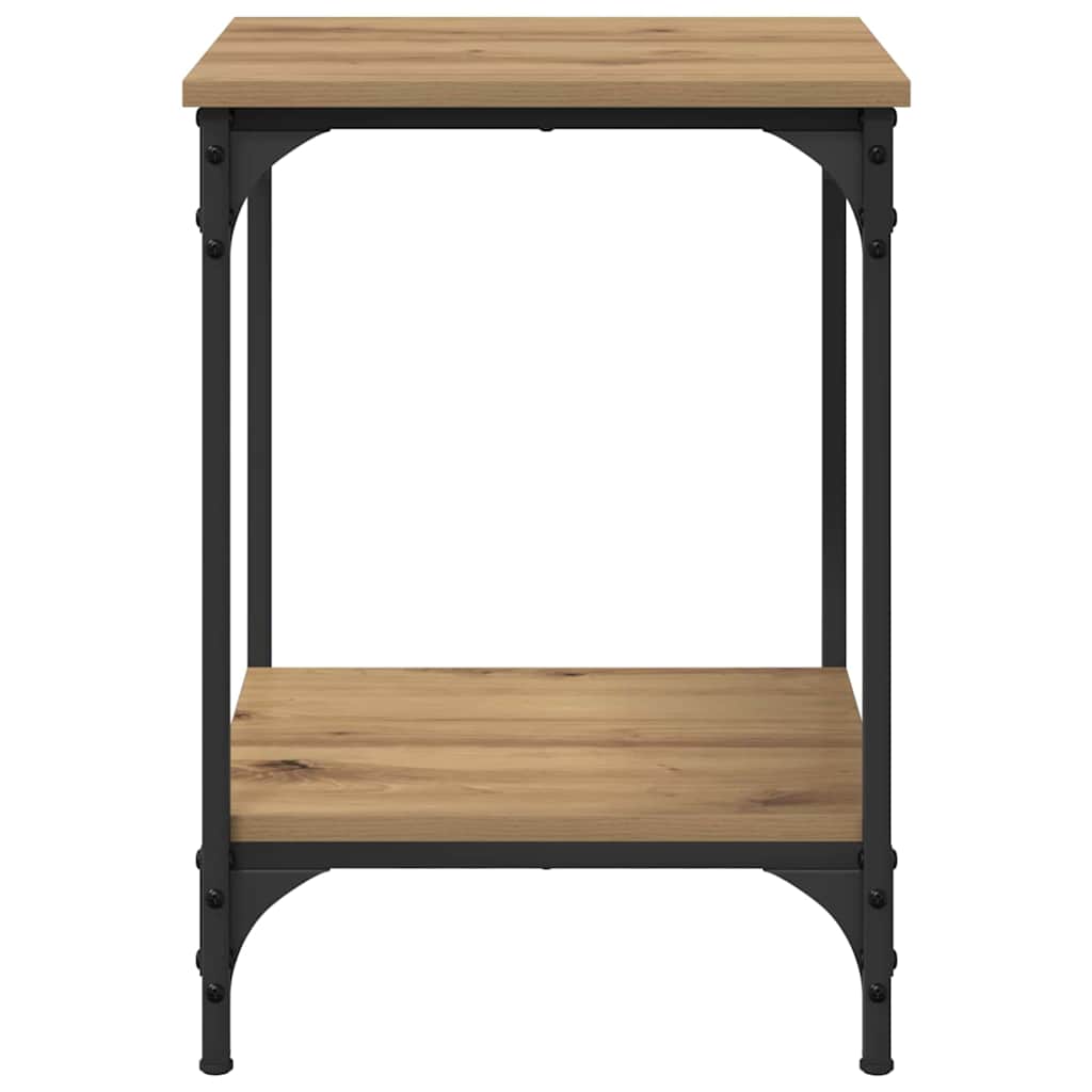 Salontafel Artisan Eiken 40 x 40 x 55 cm Bewerkt hout