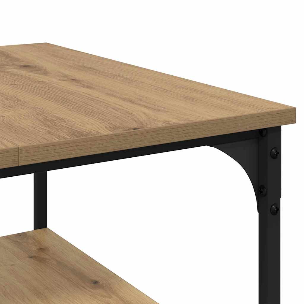 Salontafel Artisan Eiken 55 x 55 x 40 cm Bewerkt hout