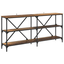 Wandtafel met plank Oud Hout 160 x 30 x 75 cm Bewerkt hout