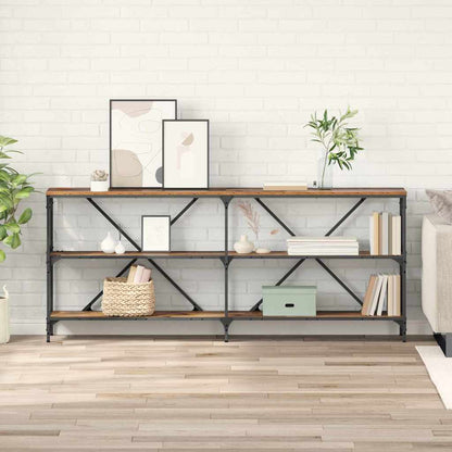 Wandtafel met plank met opslag Oud Hout 180 x 30 x 75 cm