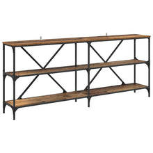 Wandtafel met plank met opslag Oud Hout 180 x 30 x 75 cm
