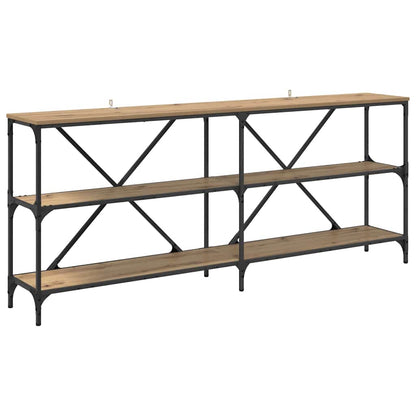 Wandtafel met plank met opslag Artisan Eiken 180 x 30 x 75 cm