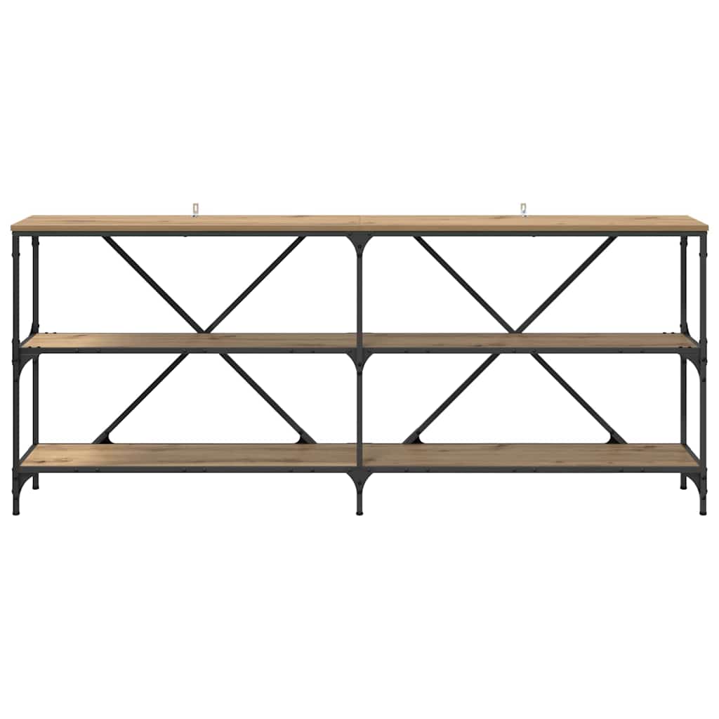 Wandtafel met plank met opslag Artisan Eiken 180 x 30 x 75 cm