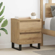 Nachtkastje 2 pcs Artisan Eiken 40 x 35 x 50 cm Bewerkt hout